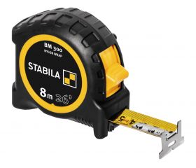 Stabila Flexómetro BM 300, 8 m (26'), escala cm/pulg.