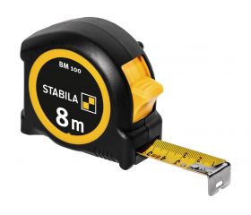 Stabila Flexómetro BM 100, 8 m, escala métrica