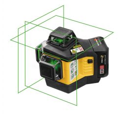 Stabila Láser multi-línea LAX 600 G, sistema de 12 V, set de 7 piezas, con batería y cargador (UE)