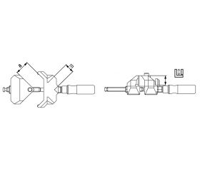 Bessey Mordaza para ángulos Serie WS 2 x 100 mm