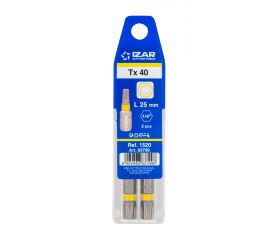 PUNTA ATORNILLAR DIN3126 STANDARD - 1520 - TORX 25 - L50 - (pack 2 uds.  -  EUR/pack)