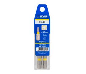 PUNTA ATORNILLAR DIN3126 STANDARD - 1520 - TORX 40 - L25 - (pack 2 uds.  -  EUR/pack)