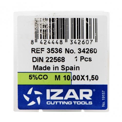 COJINETE MANO HSS Co DIN22568 (M) - 3536 - 18,00X2,00