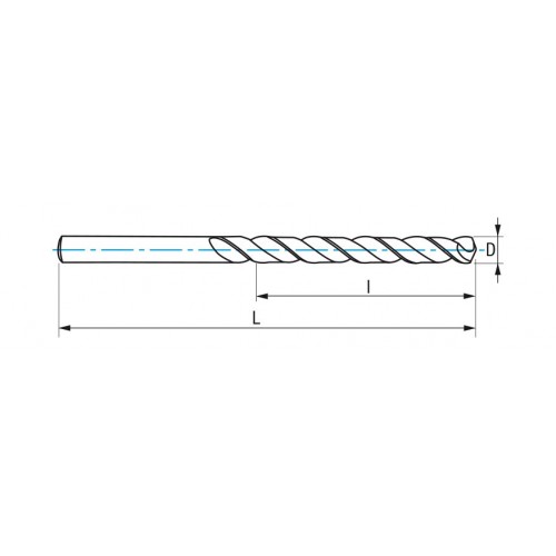 REF. 1020 BROCA HSS Co DIN338W INOX