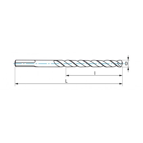 REF. 1021 BROCA HSS Co DIN338W MULTI INOX