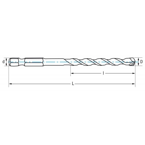 REF. 1601 BROCA MULTI UNIVERSAL HEX E6,3