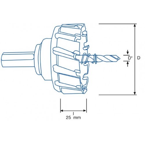 REF. 1663 CORONA METAL DURO INOX GRAN RENDIMIENTO