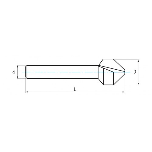 REF. 2573 AVELLANADOR HSS DIN335C 90º