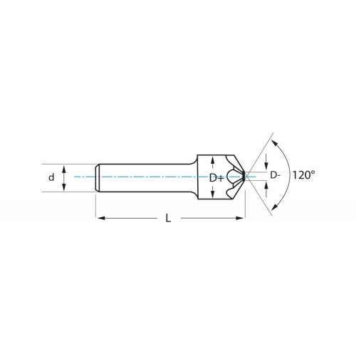 REF. 2580 AVELLANADOR HSS DIN347A 120º