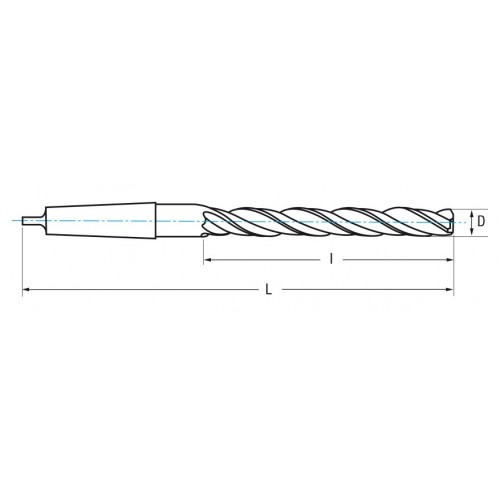 REF. 2610 BROCA-ESCARIADOR HSS DIN343 CONICA