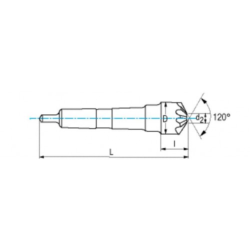 REF. 2690 AVELLANADOR HSS 347B CONICO 120º