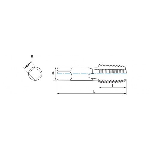 REF. 3017 MACHO MANO HSS DIN2181 (NPT)