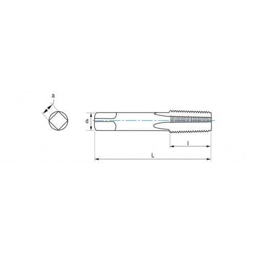 REF. 3019 MACHO MANO HSS DIN5157 (BSPT-RC)