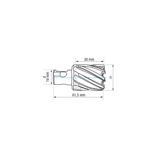 REF. 4060 FRESA HUECA HSS-XT MAQUINA ELECTROMAGNETICA UNIVERSAL