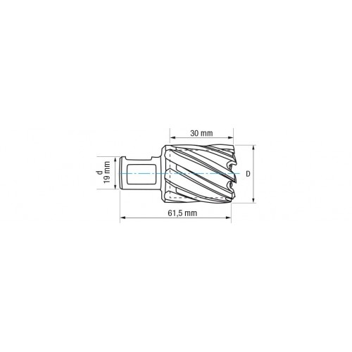 REF. 4070 FRESA HUECA HSS-XT MAQUINA ELECTROMAGNETICA