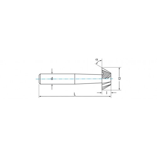 REF. 4340 FRESA ESPECIAL HSSE8% DIN1833B-N ANGULAR