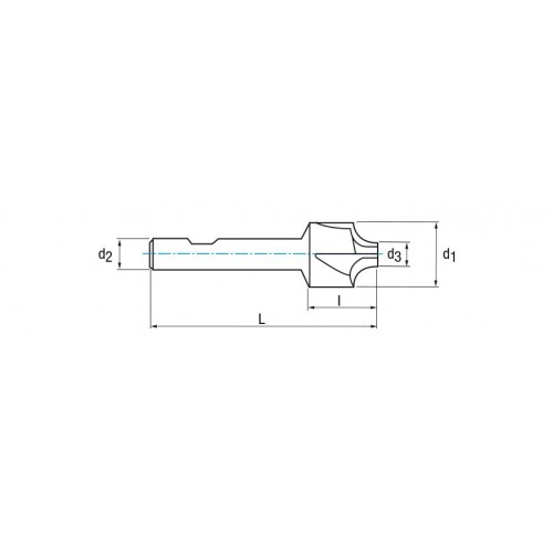 REF. 5080 FRESA ESPECIAL HSS Co DIN6518BN 1/4