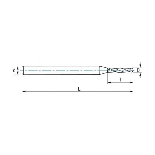 REF. 8401 MICRO BROCA GRANO UF CNC 3XD