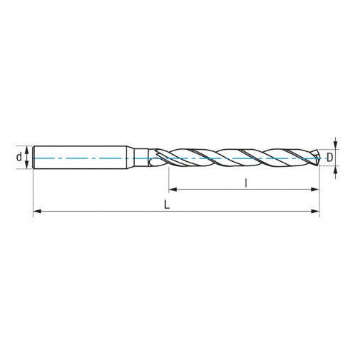 REF. 8413 BROCA UF IZAR STD. REFRIGERACION INTERIOR 10XD