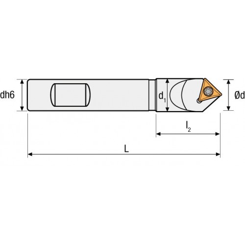 REF. 8432 PORTAPLAQUITAS PUNTEADO 90º PLAQUITA TRIANGULAR