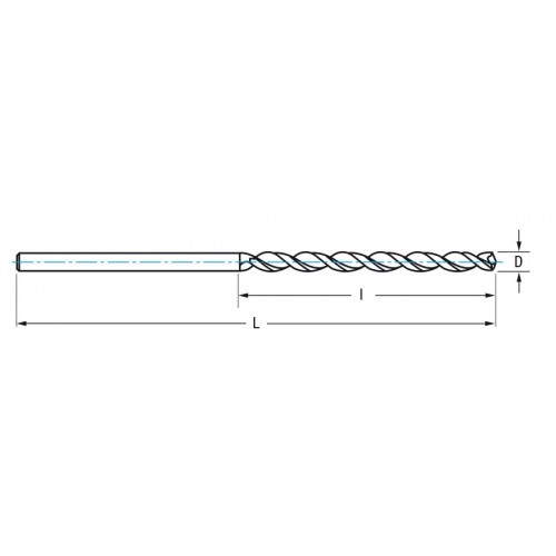 REF. 9040 BROCA HSS Co DIN1869 EXTRA-LARGA