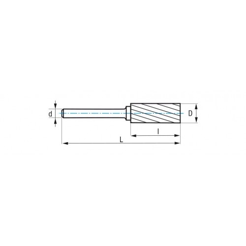 REF. 9240 FRESA ROTATIVA METAL DURO TIPO B CORTE-CENTRO LARGA