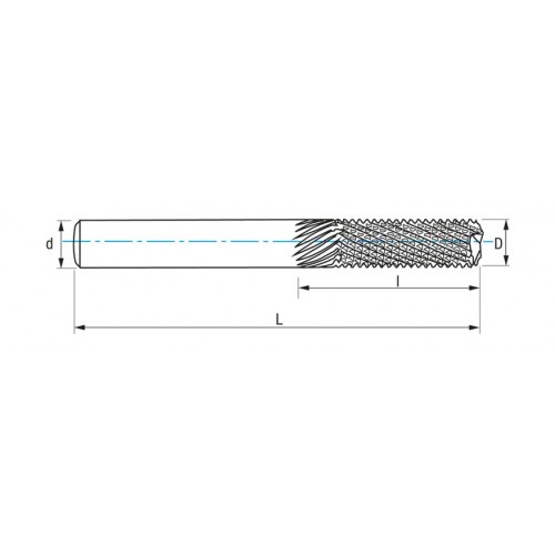 REF. 9281 FRESA MICROGRANO FIBRA CARBONO / VIDRIO DESBASTE