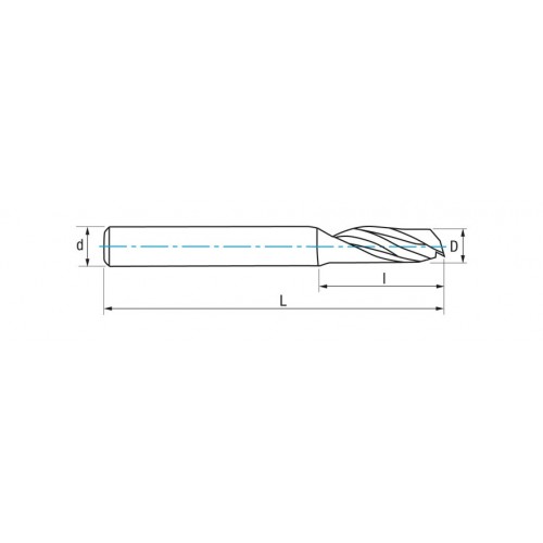 REF. 9416 FRESA PULIDA MICROGRANO 1Z ALUMINIO