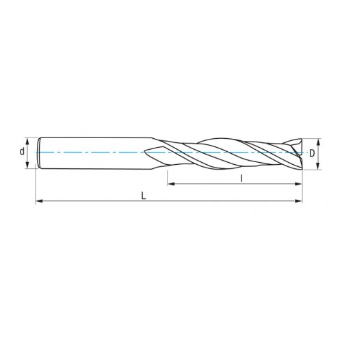 REF. 9424 FRESA MICROGRANO IZAR-STD.N LARGA 2Z