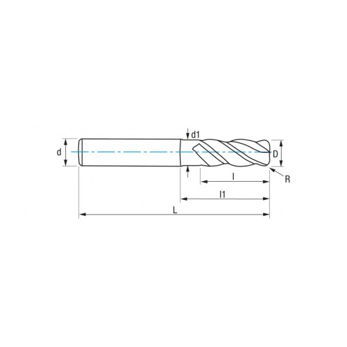 REF. 9446 FRESA HELICE VARIABLE RADIO GRANO UF DIN6528N NZ