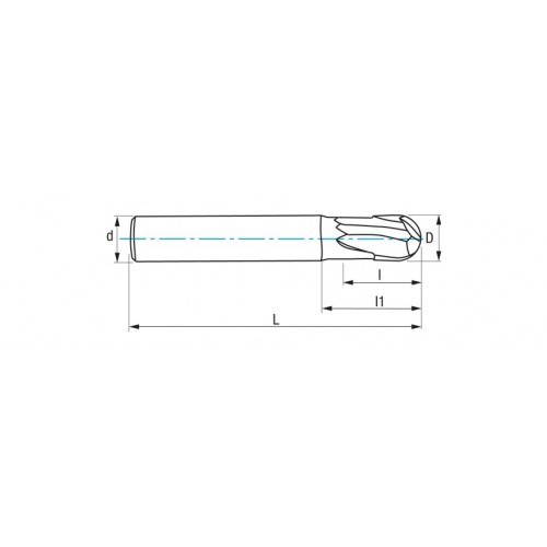 REF. 9465 FRESA GRANO UF IZAR STD. 2Z RADIAL