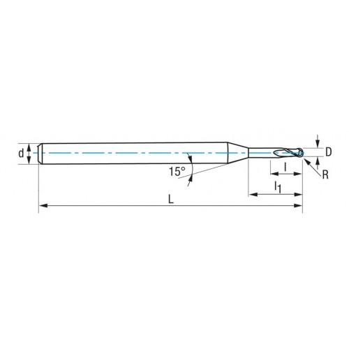 REF. 9475 MICROFRESA GRANO UF 2Z RADIAL