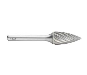 FRESA ROTATIVA METAL DURO TIPO G OJIVA - 9254 - 09,60X06,00 mm DENTADO INOX