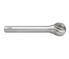 FRESA ROTATIVA METAL DURO TIPO D ESFERICA - 9258 - 12,70X06,00 mm DENTADO INOX