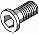 REF. 8816 TORNILLO PORTAPLAQUITAS TORNEADO