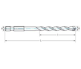 REF. 1601 BROCA MULTI UNIVERSAL HEX E6,3