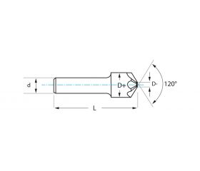 REF. 2580 AVELLANADOR HSS DIN347A 120º