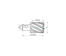 REF. 4060 FRESA HUECA HSS-XT MAQUINA ELECTROMAGNETICA UNIVERSAL