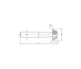 REF. 4340 FRESA ESPECIAL HSSE8% DIN1833B-N ANGULAR