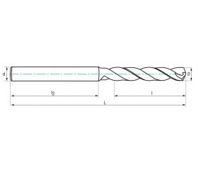 REF. 6016 BROCA PMX IZAR STD. INOX / MATERIALES DUROS