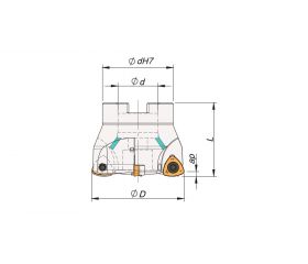 REF. 8232 PORTAPLAQUITAS FRESADO ALTO AVANCE SWN-12