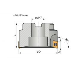 REF. 8250 PORTAPLAQUITAS FRESADO ESCUADRA-90º S90AP16D-90º