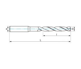 REF. 8405 BROCA MICROGRANO DIN6537L CNC