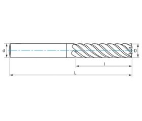 REF. 9415 FRESA SUPER-ACABADO GRANO UF DIN6528 LARGA NZ