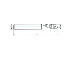 REF. 9416 FRESA PULIDA MICROGRANO 1Z ALUMINIO