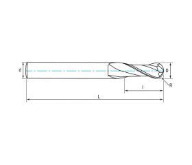 REF. 9426 FRESA MICROGRANO IZAR-STD.N LARGA 2Z RADIAL