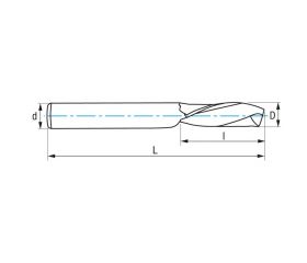 REF. 9456 FRESA PULIDA MICROGRANO 1Z ALUMINIO CORTE IZQUIERDA