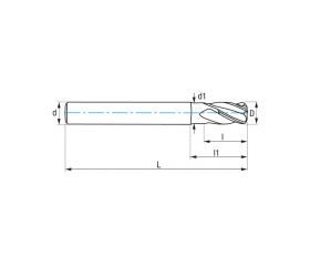 REF. 9461 FRESA TORICA GRANO UF DIN6528N 4Z