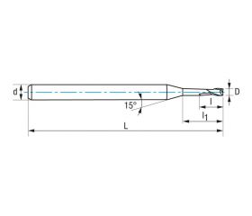 REF. 9470 MICROFRESA GRANO UF 2Z PLANA