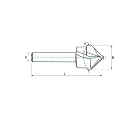 REF. 9674 FRESA RANURAS V ALUCOBOND